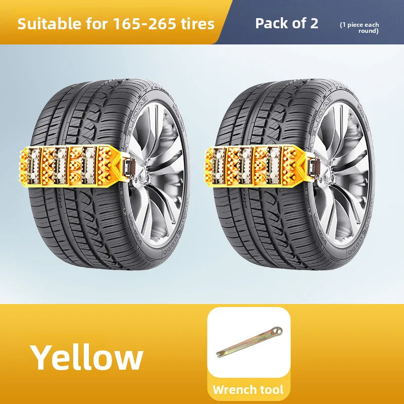 Universal TPU Snow Tire Chains – Anti-Skid Emergency Traction