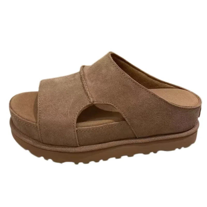 Retro Thick Soled Roman Sandals Summer Women's Height Increasing