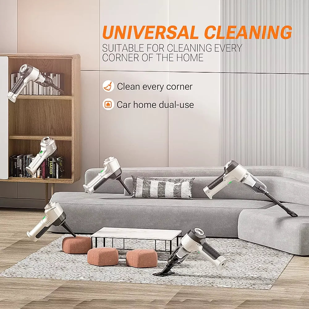 Cordless Car Vacuum Cleaner Strong Suction Portable Handheld Wireless Zpaxo