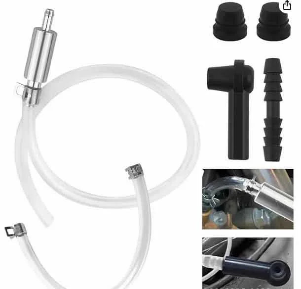 Lockable Hydraulic Brake Bleeder Tool Automotive Fluid Bleeding Hose Zpaxo 1PC