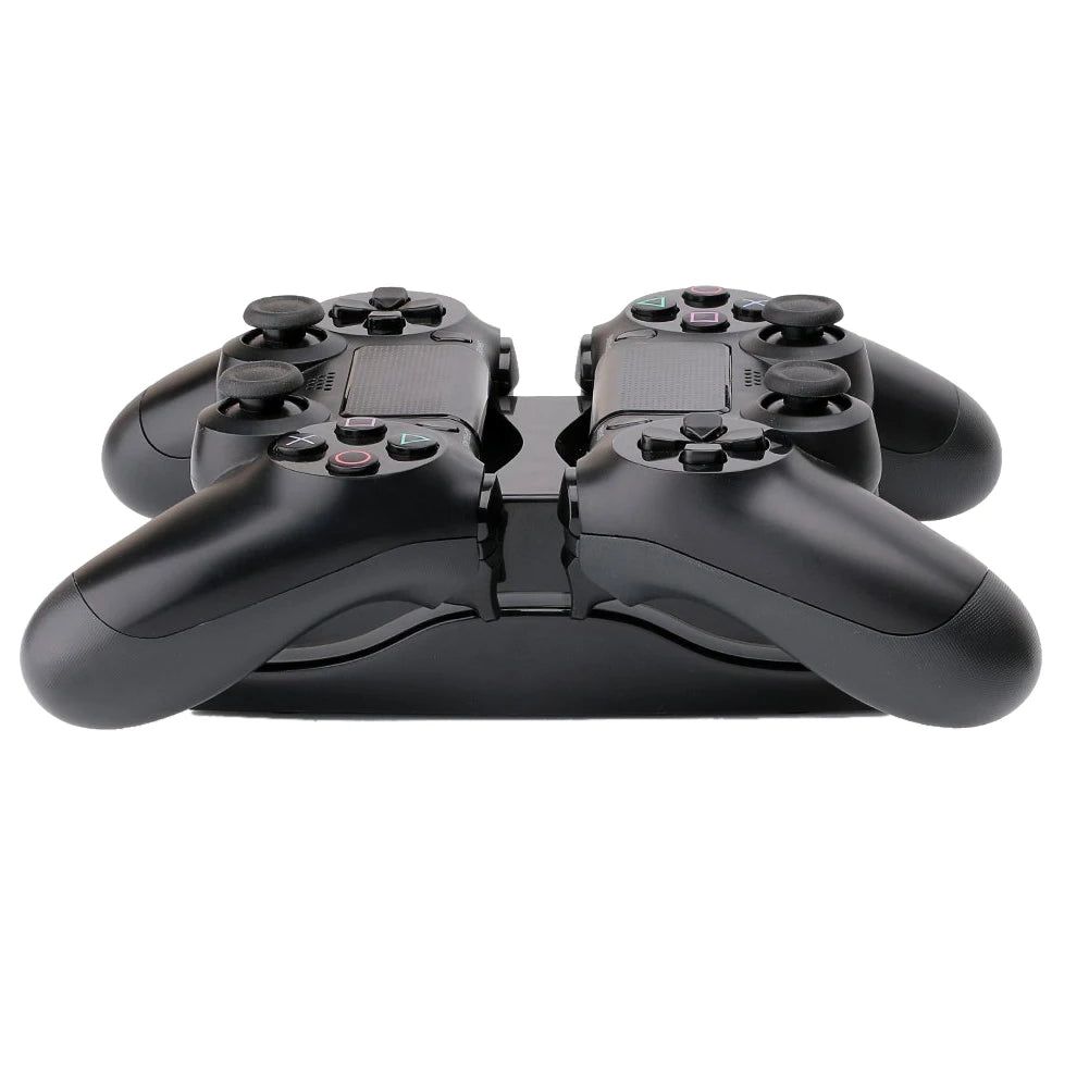 Charging Stand Dock for PS4 Controller LED Dual Charger Station for PlayStation 4 Gamepad Stand w/ USB Cable for PS4 Accessories Zpaxo