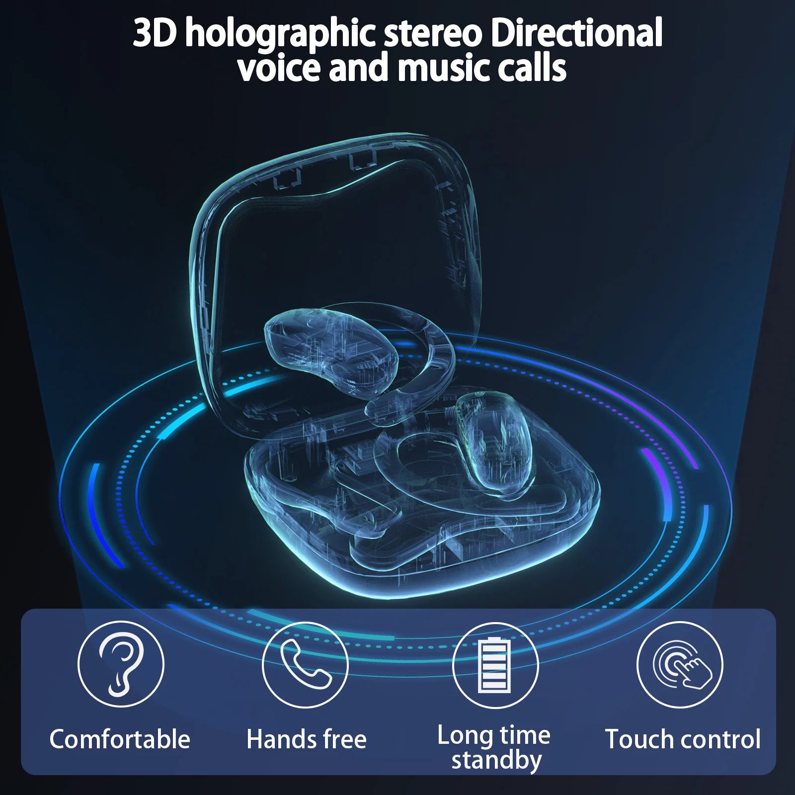 Smart AI Language Translation Earbuds Bluetooth-compatible Real-time