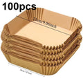 Air Fryer Paper Aerogrill Parchment Paper for Air Fryer Liner Airfryer Baking Cooking Paper Air Fryer Accessories Baking Tool Zpaxo Square-100pcs