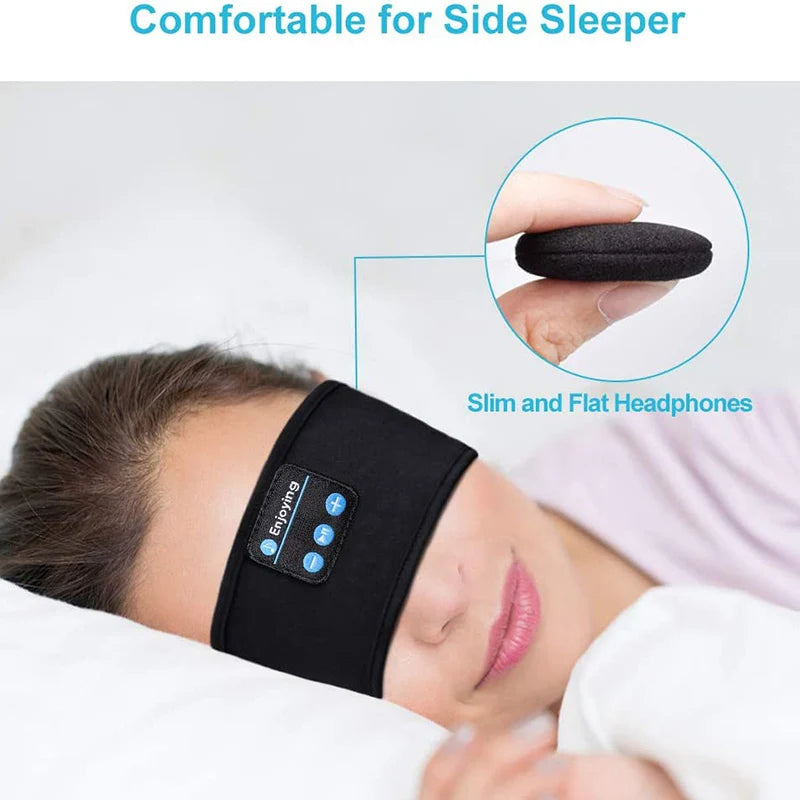 Bluetooth Earphones Sports Sleeping Headband Elastic Wireless
