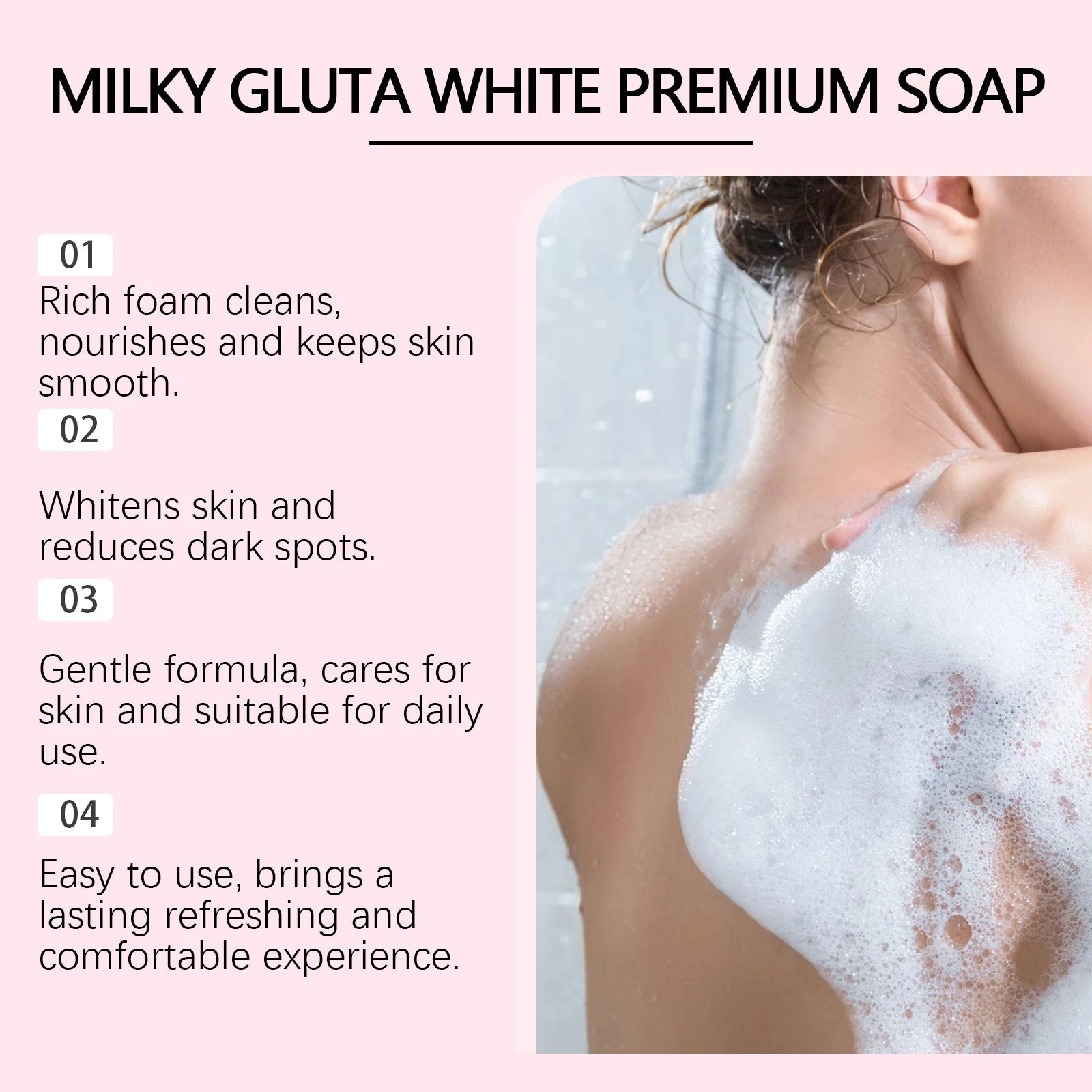 Milk Moisturizing Brightening Soap – Dark Spot & Oil Control Moisturizing Body Soap Zpaxo