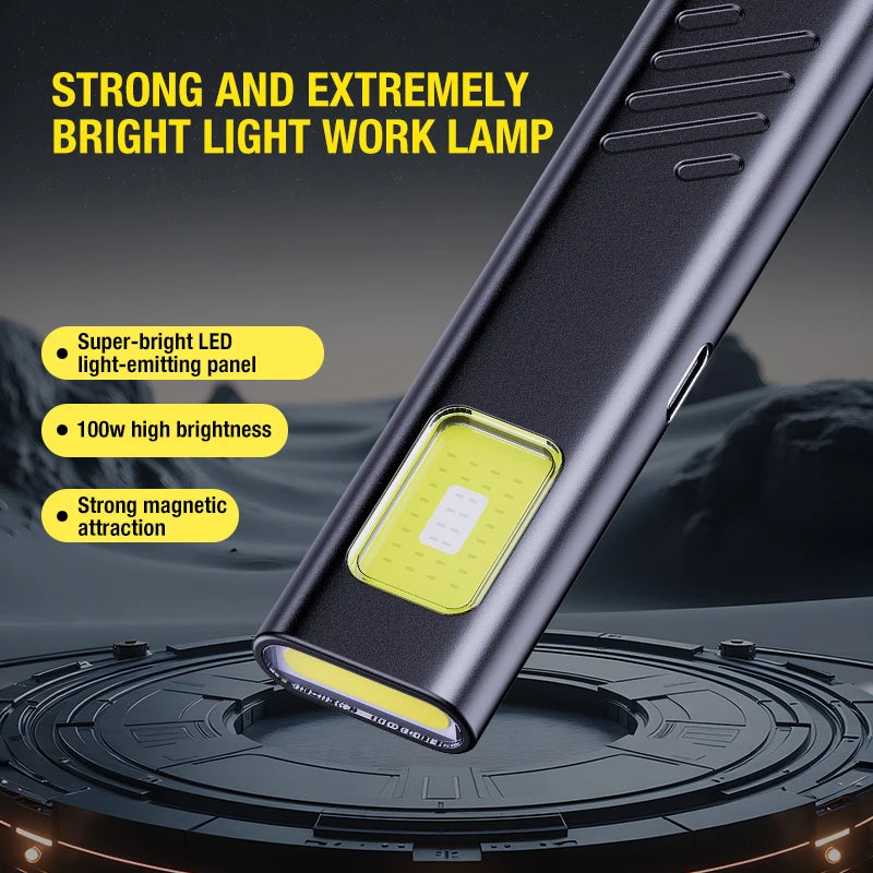Magnetic Dual Light Source Work Strong Mini Portable Outdoor