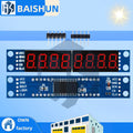 MAX7219 3-Pin Serial LED Module BAISHUN 8-Digit Red 7-Segment Arduino Zpaxo Default Title