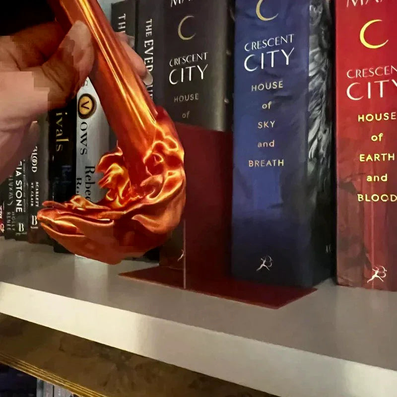 Creative Funny Spray Fire Dragon Bookshelf Ornament Halloween Zpaxo