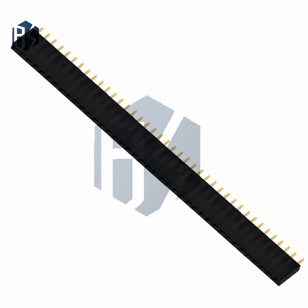 10 Single Row Straight 40-Pin Female Pin Header Pitch Electronics PCB Zpaxo