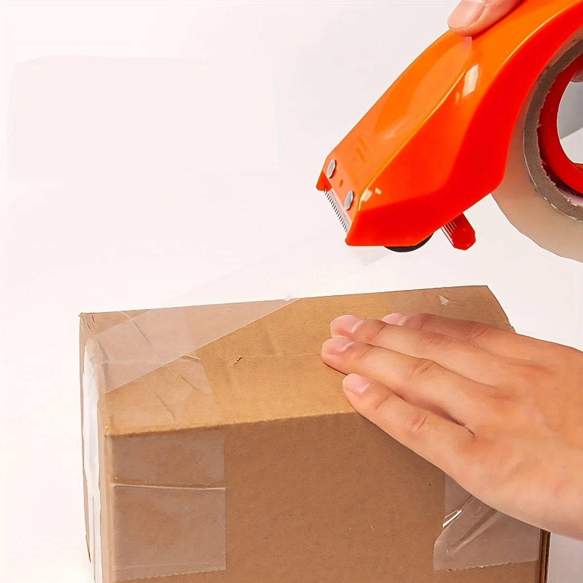 Plastic Sealing Packer Tape Dispenser Packaging Parcel 50mm Width Roller Tape Cutter Sealing Tape Holder Manual Packing Machine Zpaxo