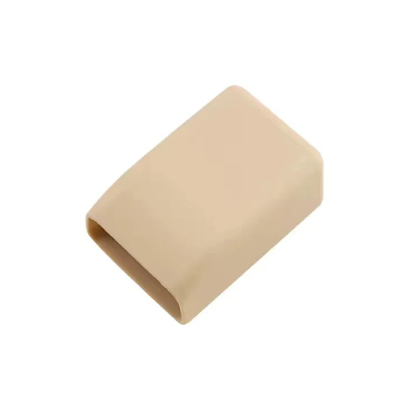 Car Seat Belt Buckle Cover Universal Safety Anchor Socket Zpaxo Beige