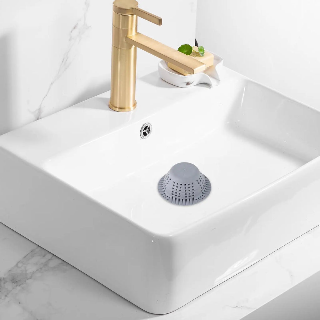 Shower Drain Hair Catcher Silicone Foldable Bathtub Cover Stopper