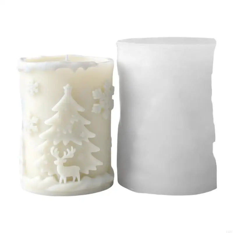 Christmas Molds Silicone Ornament Cylinder Epoxy Resin