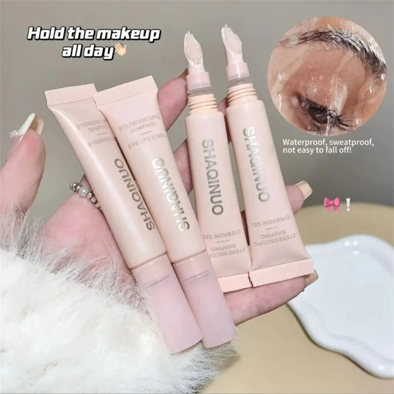 3D Brow Gel Waterproof Smudge-proof Eyebrow Styling Shaping Silicone