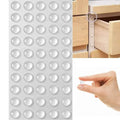 100Pcs Self Adhesive Door Stopper Rubber Damper Buffer Cabinet Bumpers Silicone Furniture Pads Cushion Protective Pads Zpaxo 8x2.5mm-100pcs