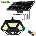 Solar Powered Shed Pendant Lamp Outdoor 5 Mode Lighting with Daytime Available Sensor Indoor Home Garage Light Zpaxo Single-White White China Mainland