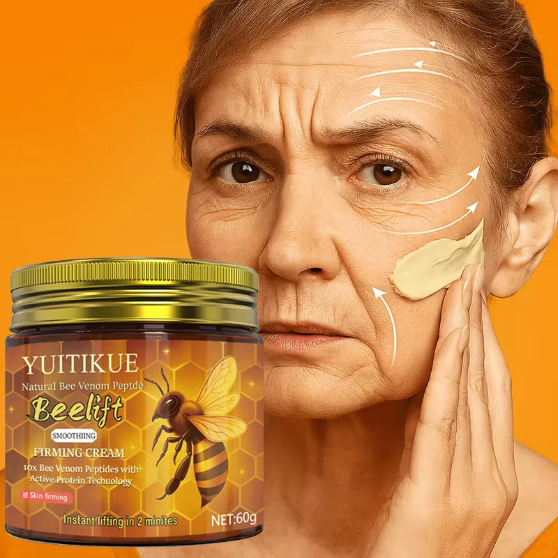YUITIKUE Bee Venom Cream 60g – Instant Lift & Anti-Wrinkle Peptides Anti-Aging Face Cream Zpaxo Default Title