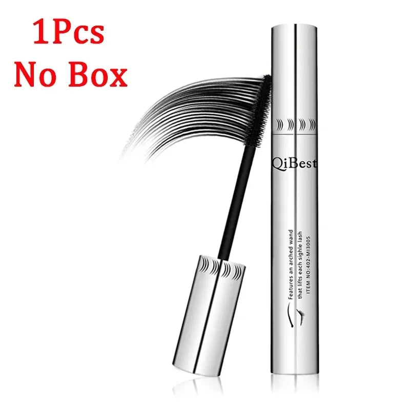 4D Silk Fiber Eyelash Mascara Waterproof Rimel 3d Mascara For Eyelash Extension Black Thick Lengthening 4d Rimel Makeup Cosmetic Zpaxo 1Pcs No Box