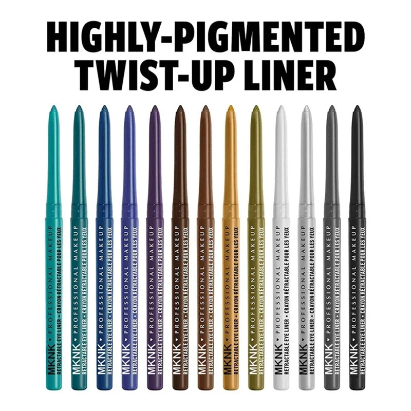 8 Colors Waterproof Black Eyeliner Gel Pencil Smudge-proof