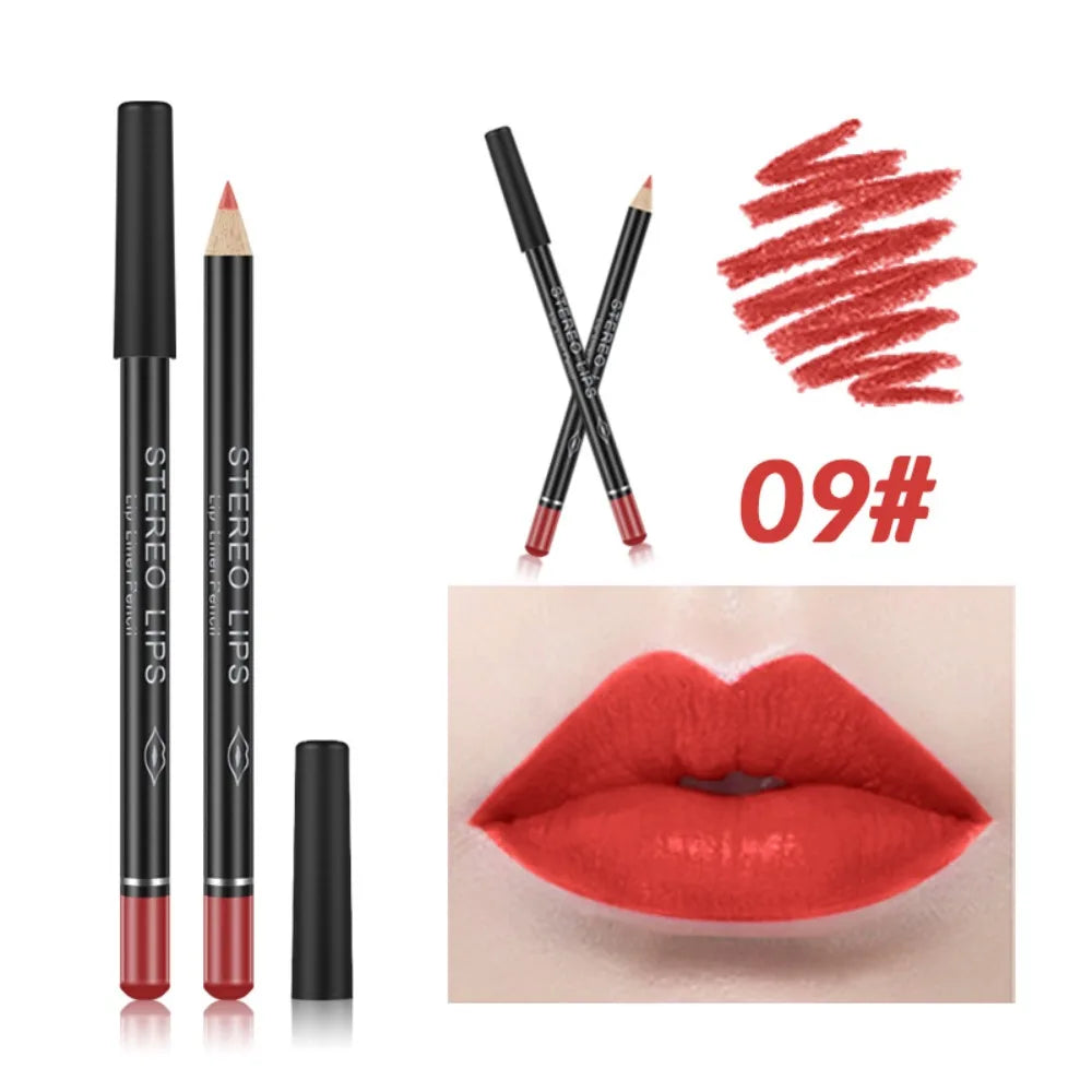Luxury Long-lasting Matte Lip Liner Plumping Perfect Outline Filling Zpaxo 09