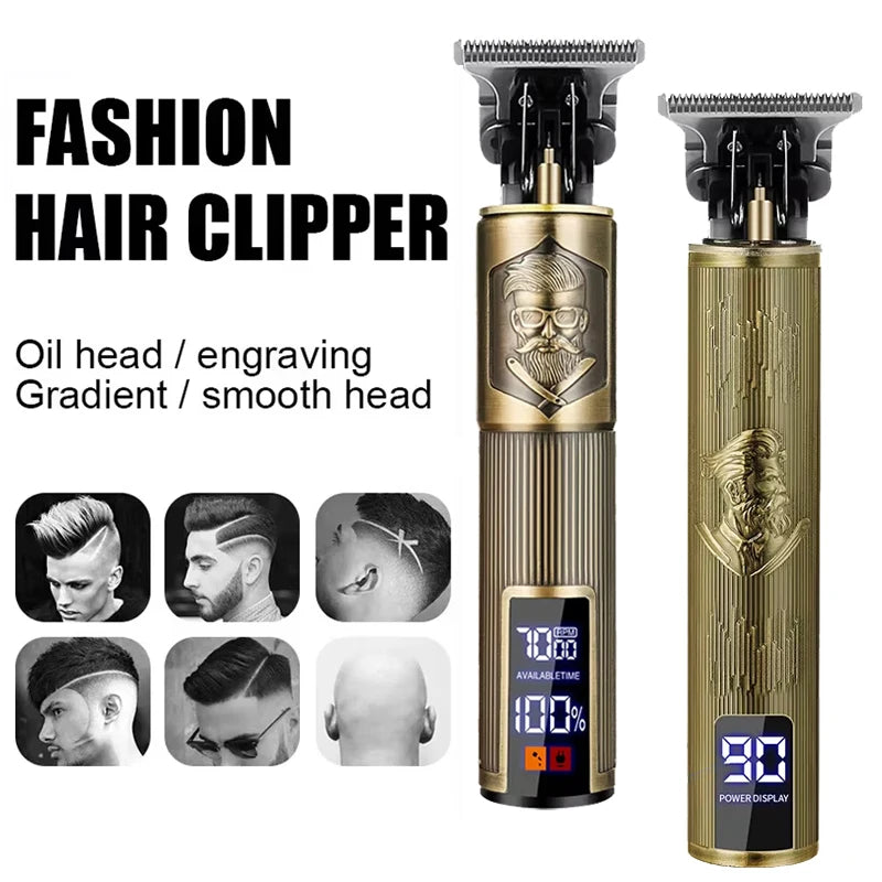XMSJ T9 Electric Hair Clipper & Beard Trimmer USB Rechargeable Electric Hair Clipper Zpaxo
