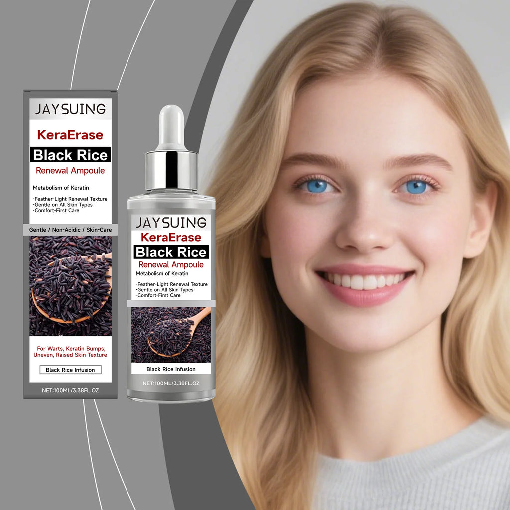Black Rice Essence Gentle Moisturizing Facial Serum Hydrated Smooth Zpaxo
