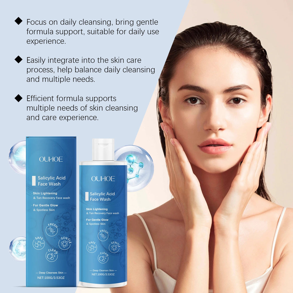 Salicylic Acid Facial Cleanser – Acne & Pore Control Face Wash Facial Cleanser Zpaxo