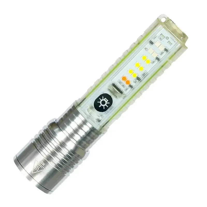 ESMARTER 30W Zoomable LED Flashlight – Magnetic, 8 Modes, IP65
