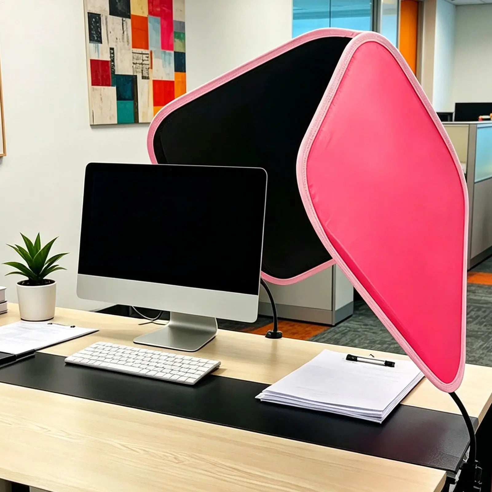 Desk Shade For Office Overhead Privacy Blocking Cover Office Glare Shade For Men Adults Coworkers Colleagues Teachers Employees Zpaxo