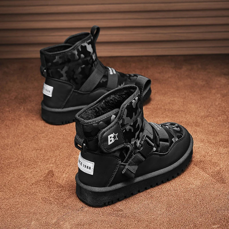 Winter Children Snow Boot Baby Girl Waterproof Thick Cotton Shoe Zpaxo