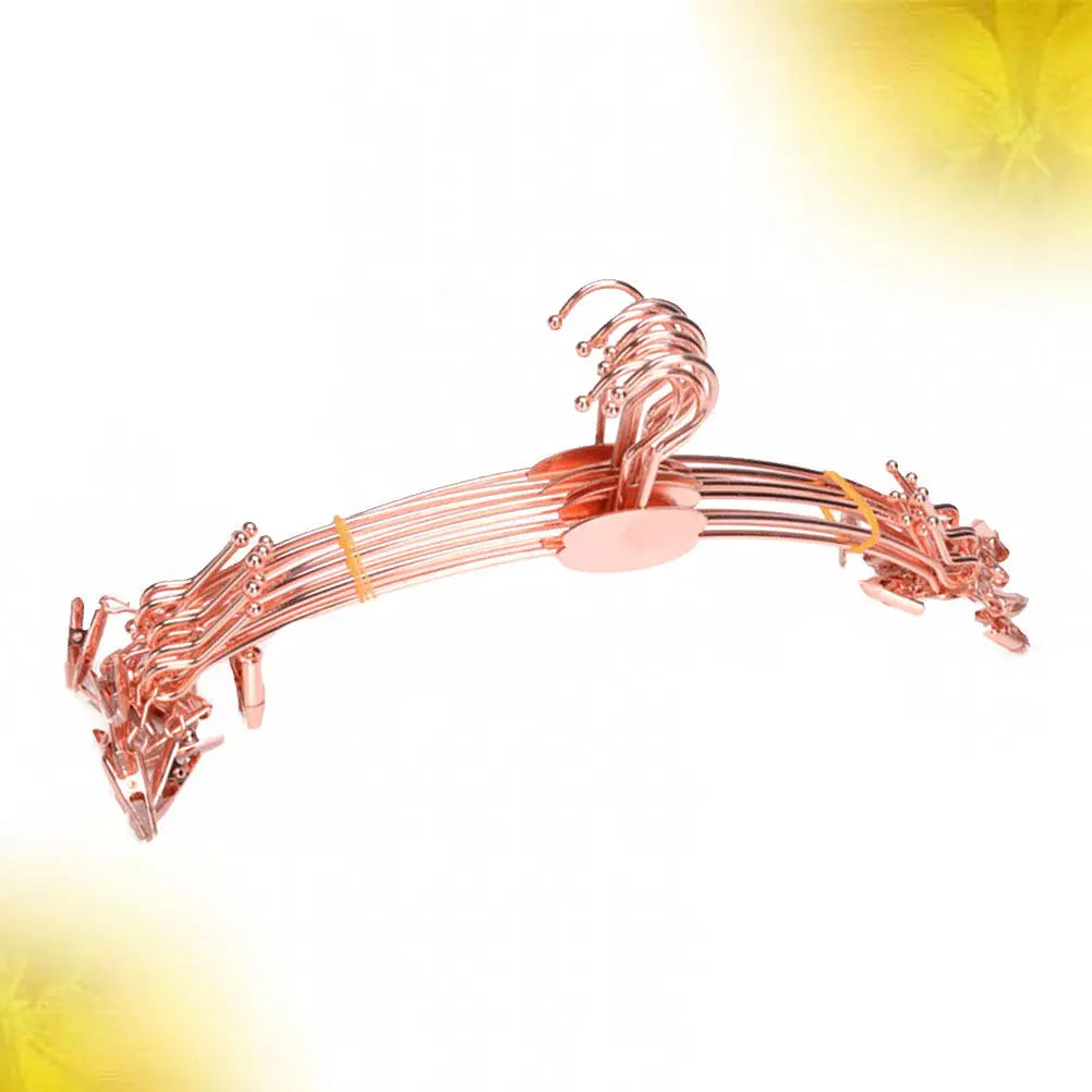 Chic Rose Gold Clip Hanger Premium Non-slip Underwear Bra Pants