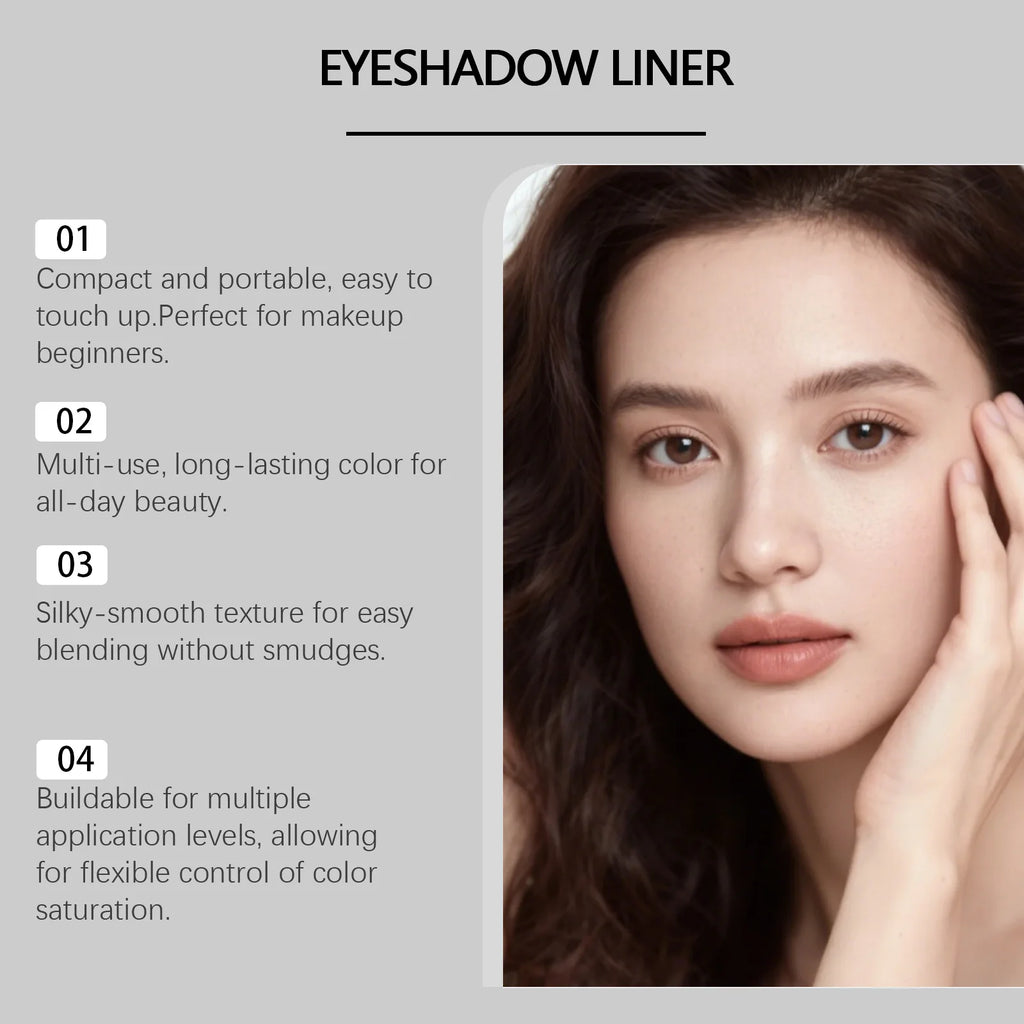 2-in-1 Waterproof Eyeshadow & Eyeliner Pen – Long-Lasting Eyeshadow Liner Pen Zpaxo