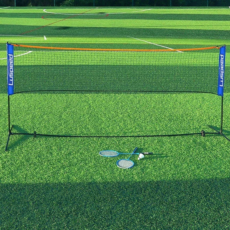 Portable Folding Standard Professional Badminton Net Indoor Outdoor Sports Volleyball Tennis Training Square Nets Mesh Zpaxo