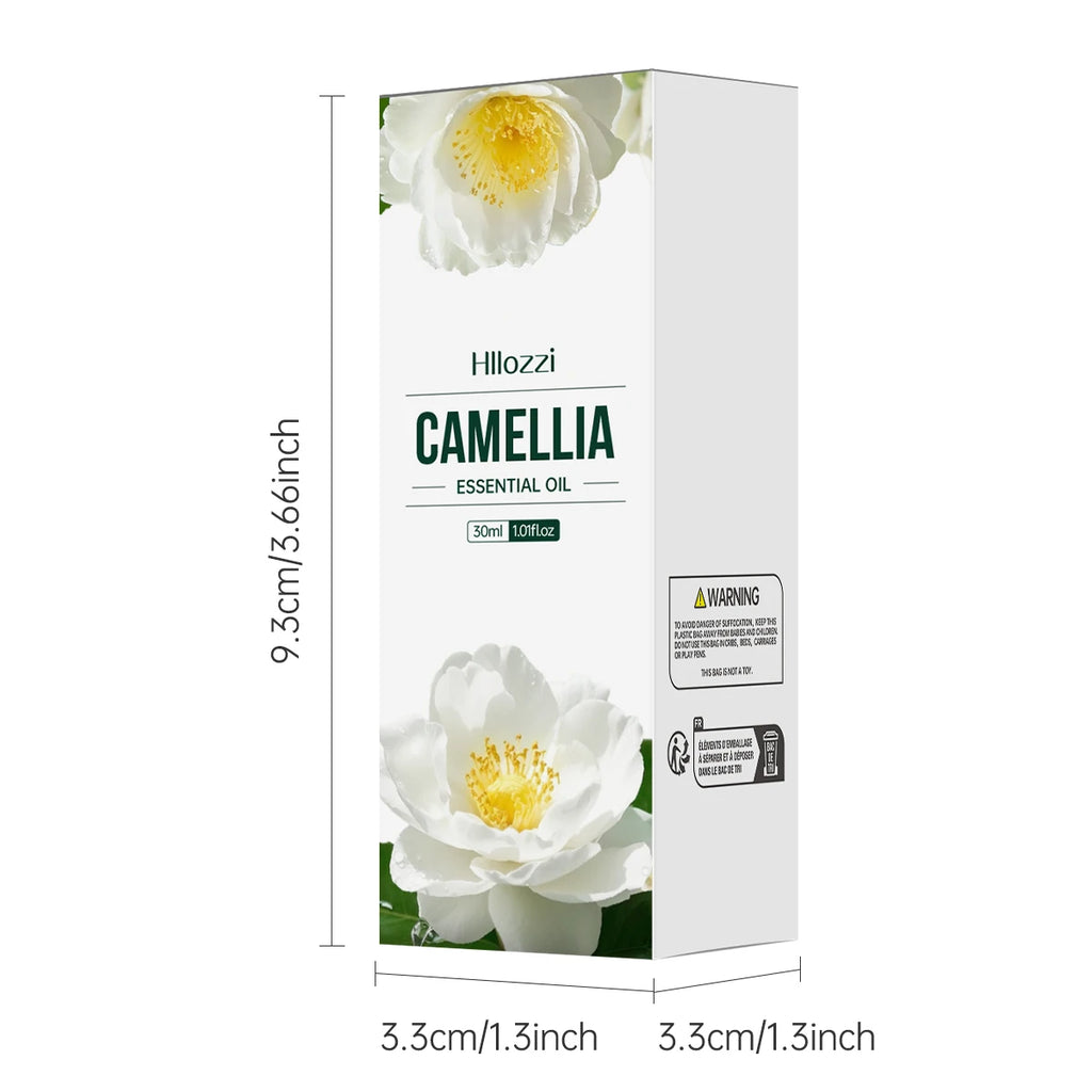 Camellia Oil Essential - Pure Natural Moisturizer for Face & Hair, Hydrating, Non - Greasy Multifunctional essential oil for all Zpaxo