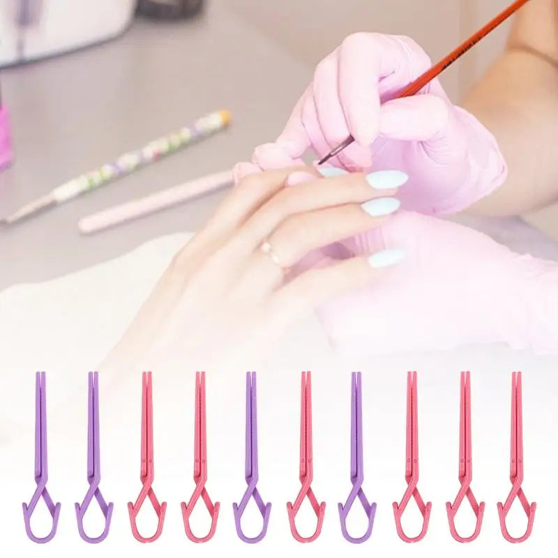10-Pack Nail Polish Finger Protectors for DIY Nail Art Nail Art Accessory Zpaxo