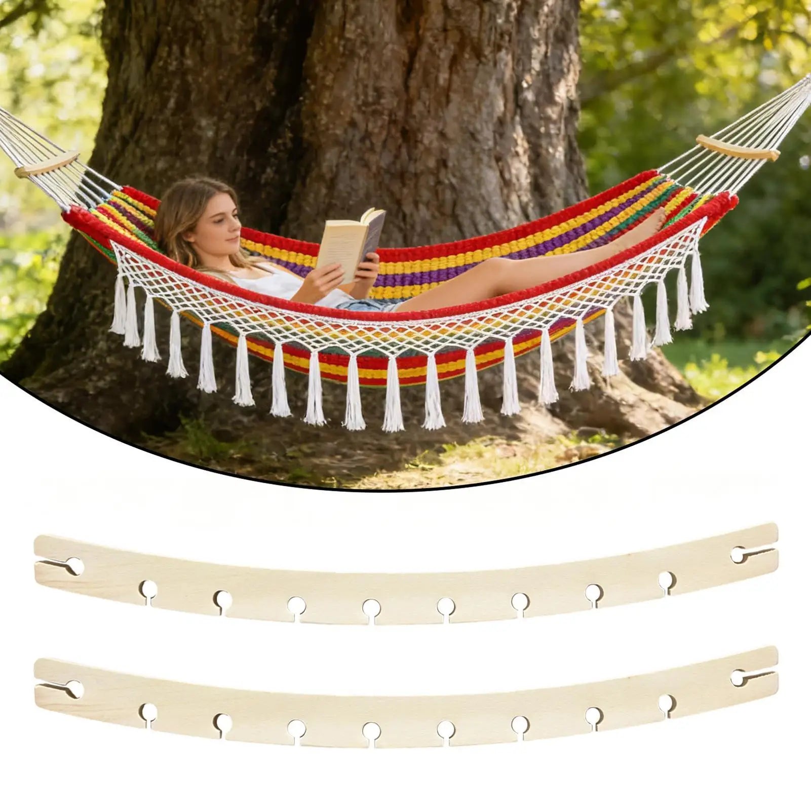 Spreader Bar Hammock Detachable Arched 2 Replacement Crossbars