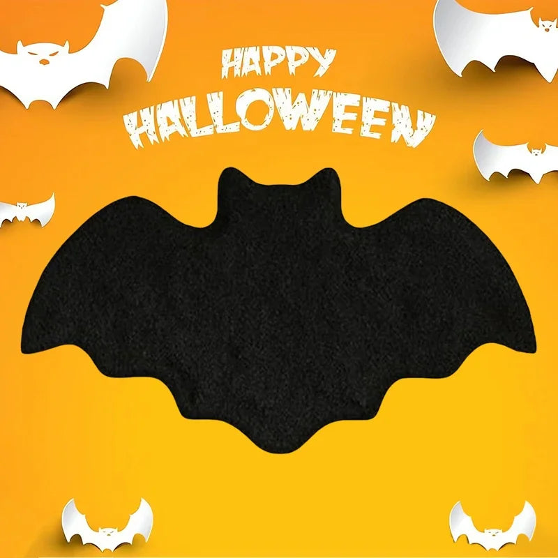 Halloween Bat Bathroom Rugs Horror Rug Door Mats Goth Decor Bedroom