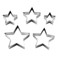 Small Star Cookie Cutter Stainless Steel Pastry Molds Shaped Biscuits