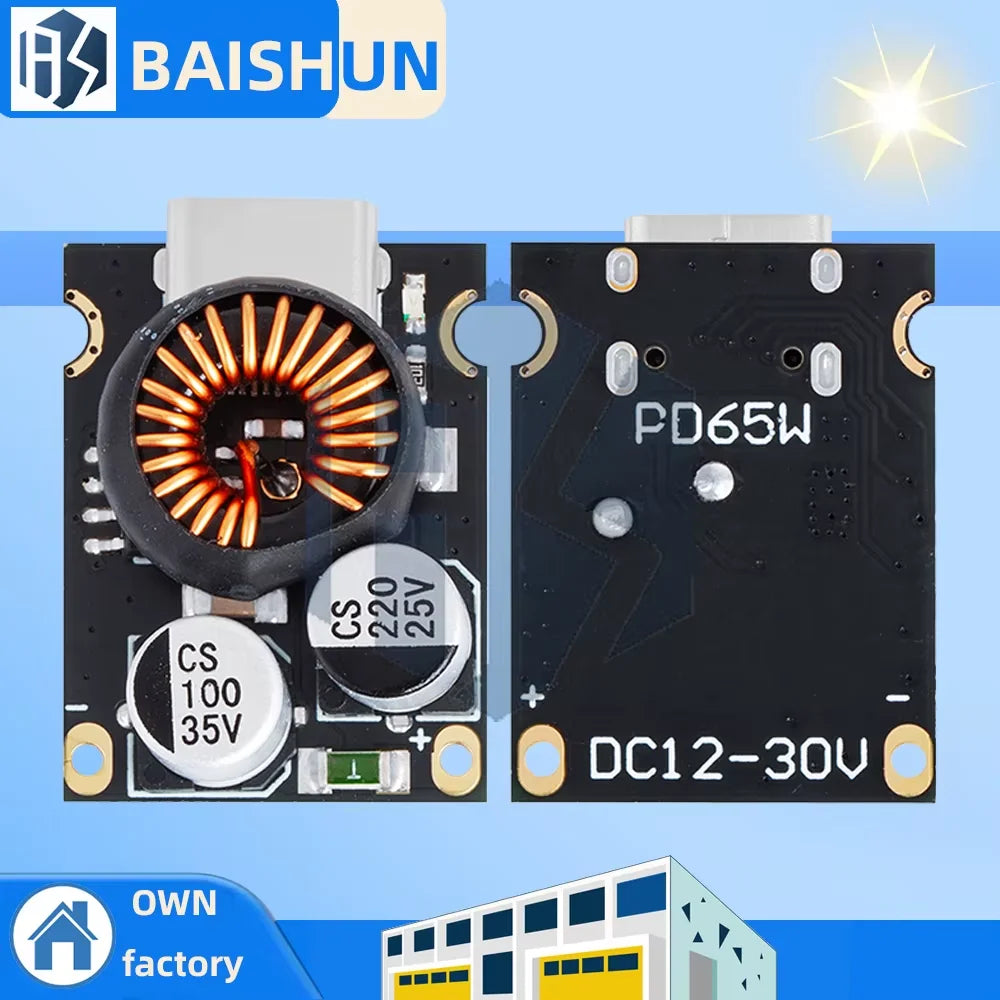 65W Fast Charging Module PD3 0 PPS Supported QC2 QC3 FCP SCP AFC Zpaxo Default Title