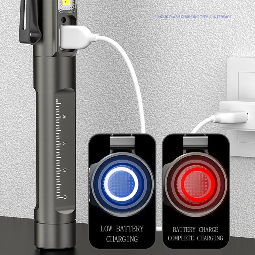 First Aid Pen Light Professional Medical Rechargeable Handy Torch