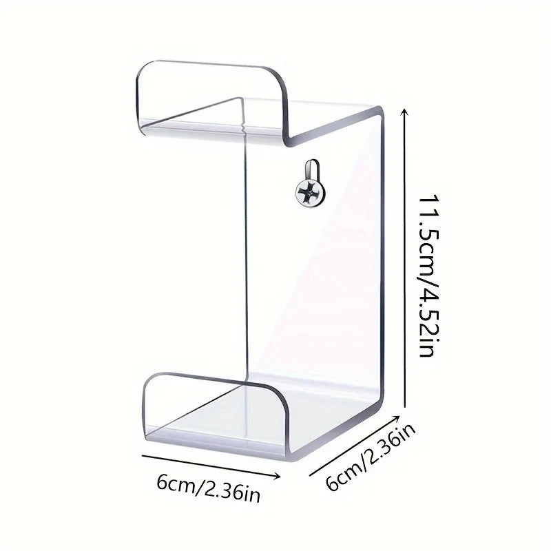 Acrylic Controller Stand Wall Mount Transparent Display Rack Game