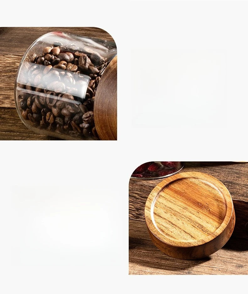 Sealed storage jar kitchen storage jar moisture-proof glass jar food grade coffee jar glass sealed jar Zpaxo