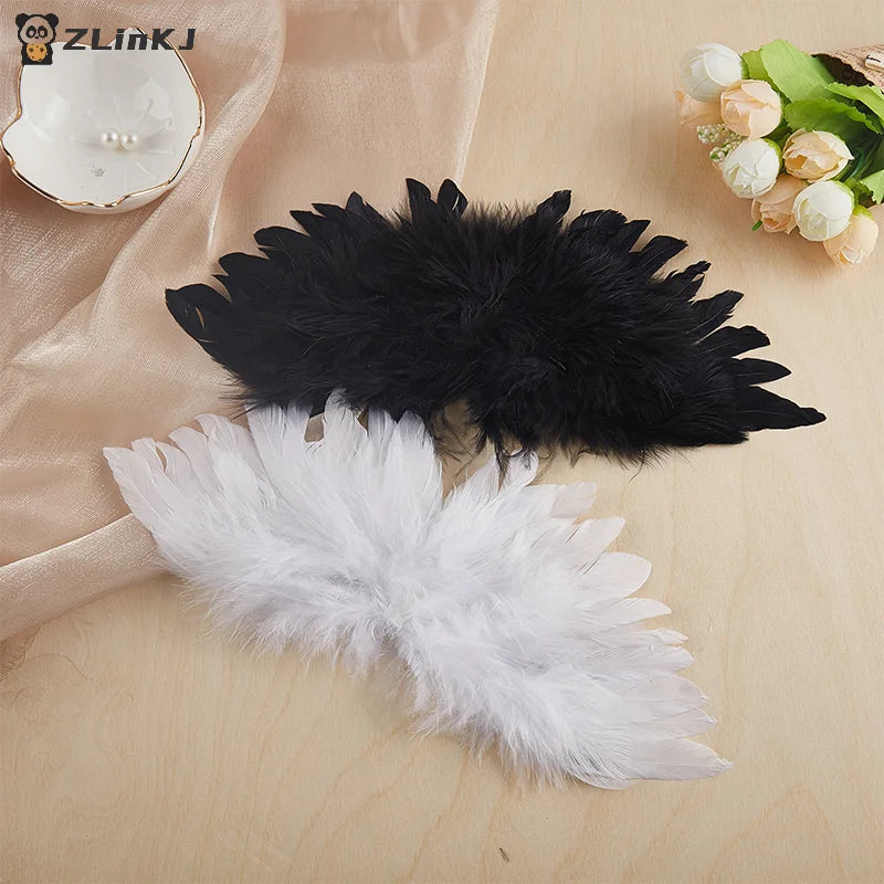 DIY Mini Angel Wing Newborn Props 1 6 4 3 BJD Doll Clothes Wings Zpaxo
