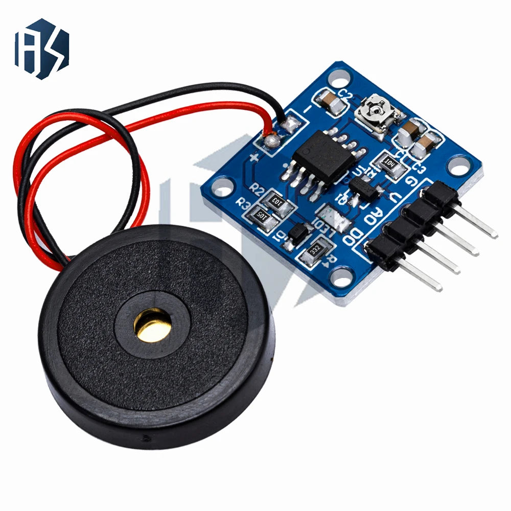 Piezoelectric Vibration Sensor Module 5V DC Digital TTL Output Zpaxo