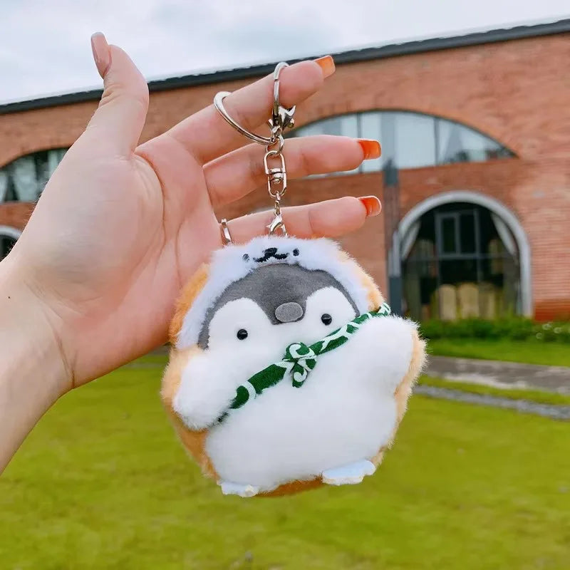 Cute Animal Plush Keychain – Panda & Tiger Stuffed Pendant Plush Keychain Zpaxo style 12