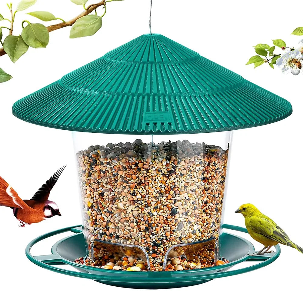 Bird Feeder Automatic Foot Feeding Tool Outdoor Hanging Nut Multiple