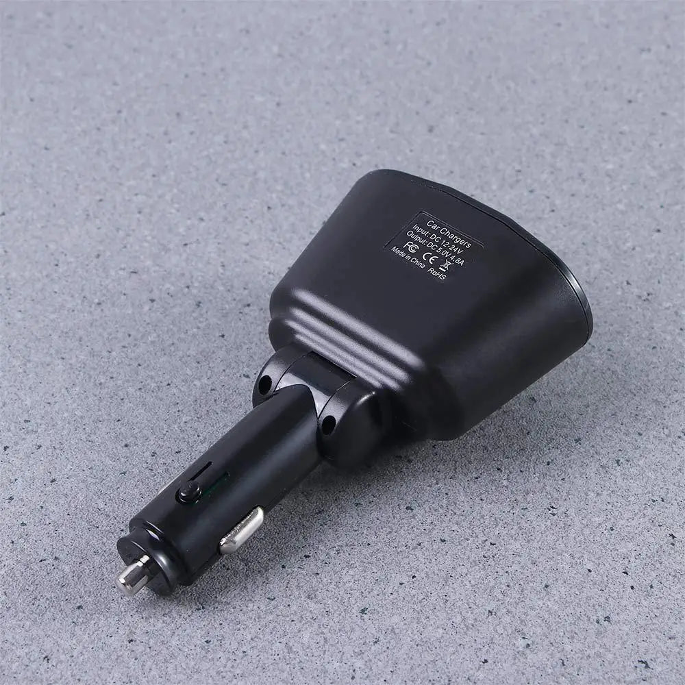 Charging FM Transmitter Cigarette Lighter USB Car Charger Dual USB Car Accessories Interior Accessories Car Charger USB Charger Zpaxo