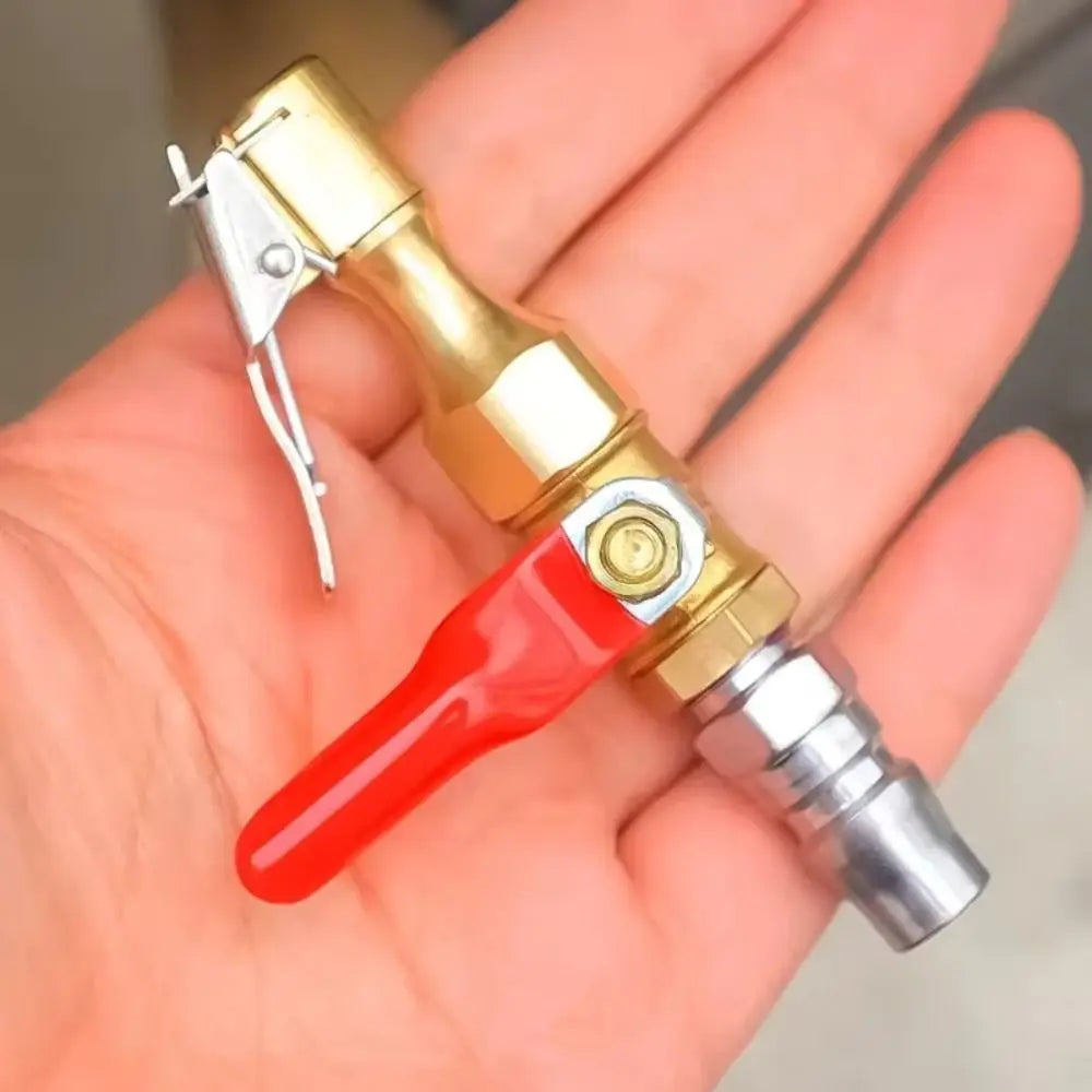 Quick Release Tire Inflator Chuck Clip Inflation Valve Lock Design Air Zpaxo