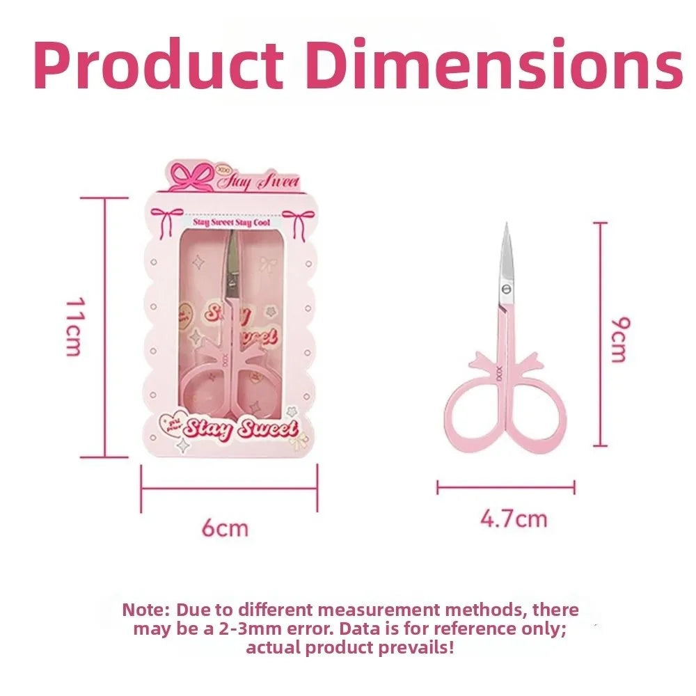 Small Eyebrow Trimming Scissors Portable Natural Sharp Dead Skin Zpaxo