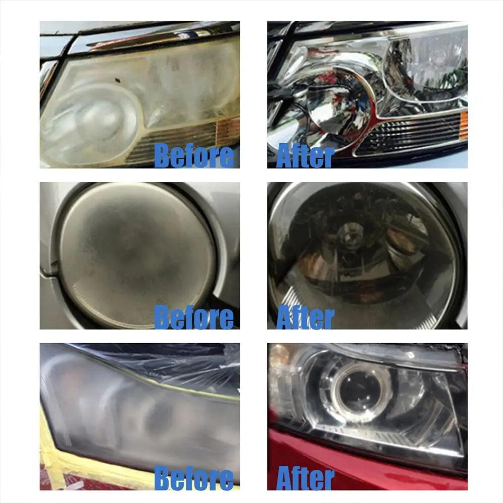 Car Headlight Polish & Scratch Remover Restoration Kit Headlight Restoration Kit Zpaxo
